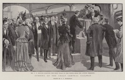 Opening of the Great Central Railway by English School